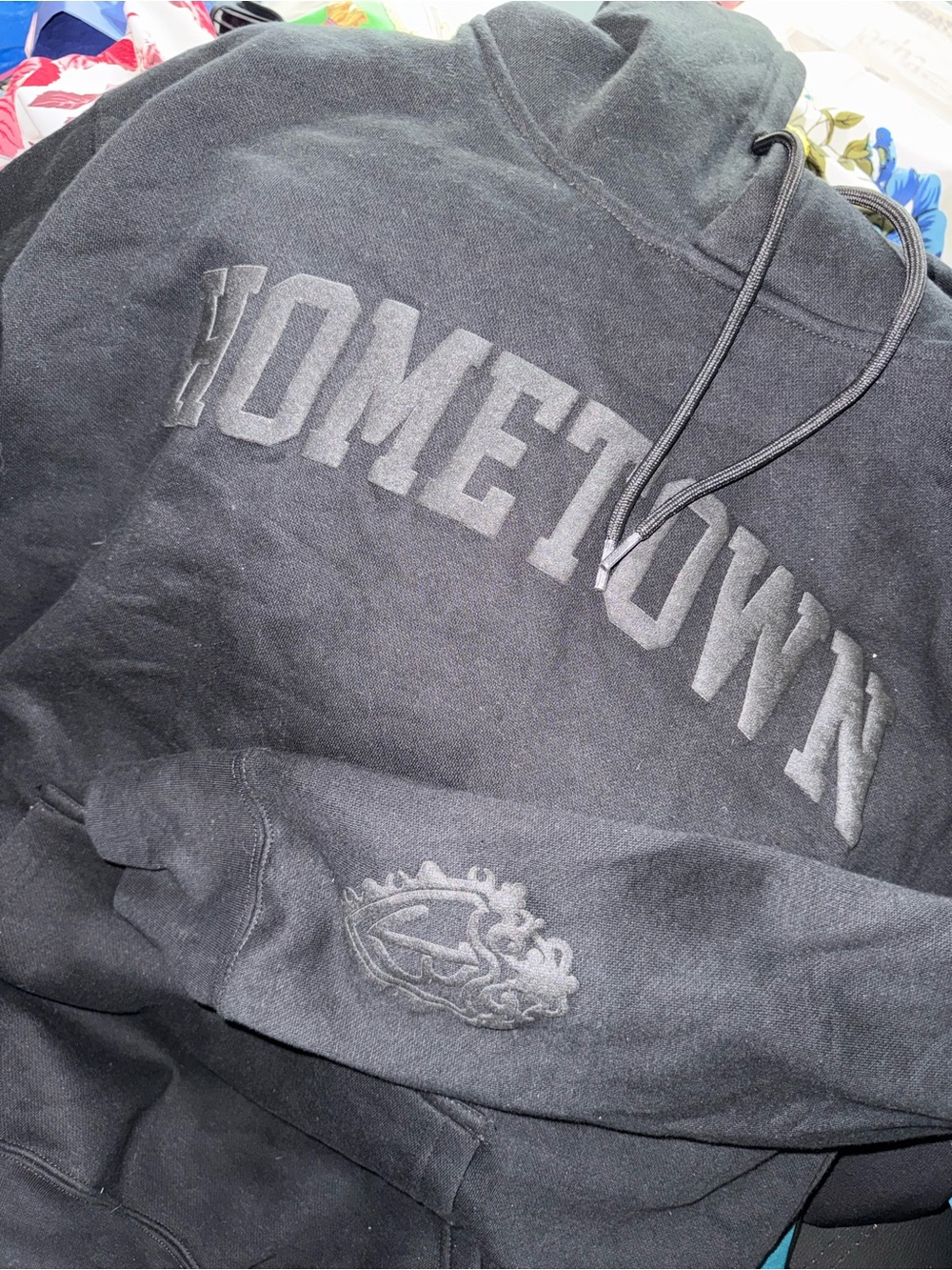 Jonas Brother’s Hometown Blackout Hoodie merchandise size L